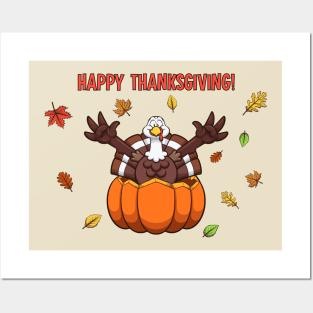 Happy Thanksgiving Posters and Art